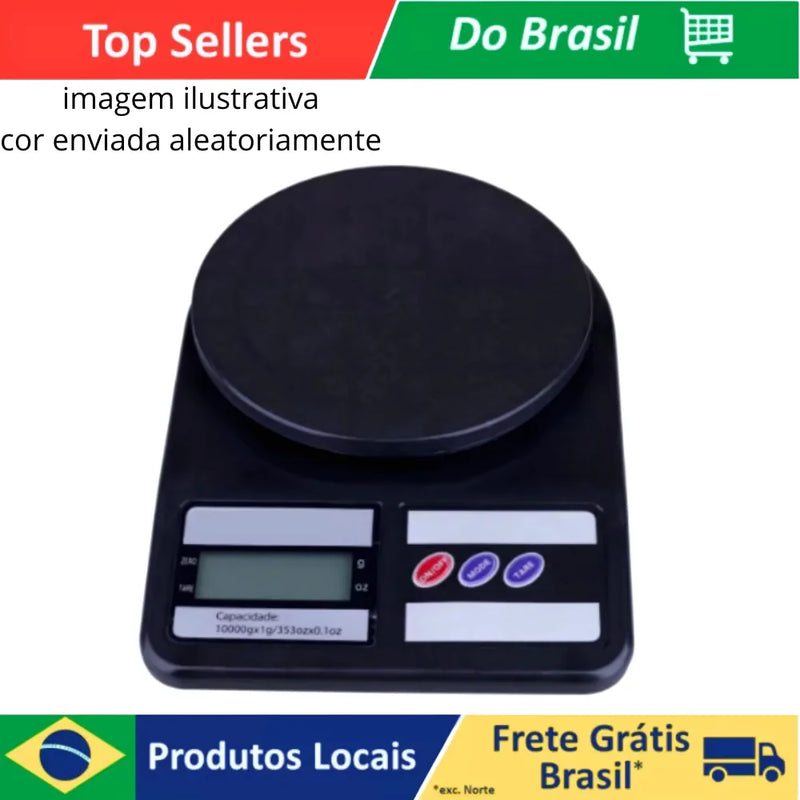 Balança De Cozinha Alta Precisão Digital 10kg